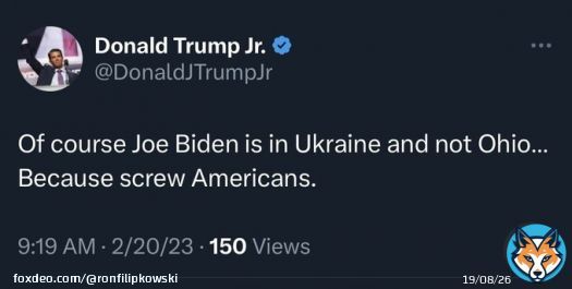 Remember when I predicted that the MAGA talking point today was going to be that Biden should&rsquo;ve went to OH instead of Ukraine? That was before any of these.