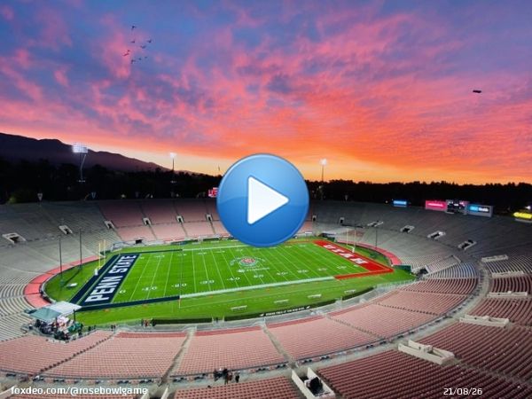 Does it get any better than a game day sunrise at the #RoseBowl?!