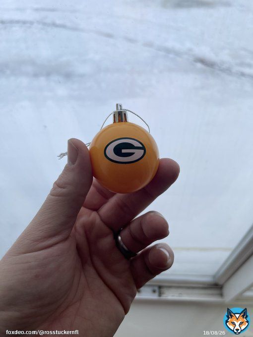 So my Uber driver in Green Bay gives all of her riders a Packers ornament and yeah these are pretty much the nicest people in the world.