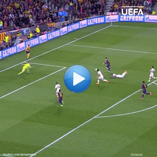 Barcelona vs. Bayern, the only right goal to tweet today.