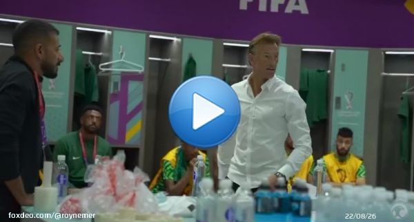 Herv&eacute; Renard, Saudi Arabia coach's speech at half time vs. Argentina. Talks about the marking and Lionel Messi.0:132M views