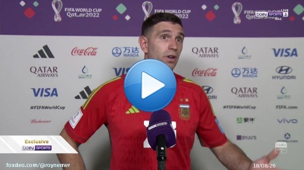 Emiliano Martinez: 'The referee was giving everything to them. He gave 10 minutes for no reason... He (the referee) just wanted them to score. He is useless. Van Gaal said they have an advantage if it goes to penalties, he needs to keep his mouth shuut.'