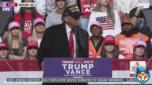 LIVE: President Trump Holds a Rally in Macon, GA - 11/3/24