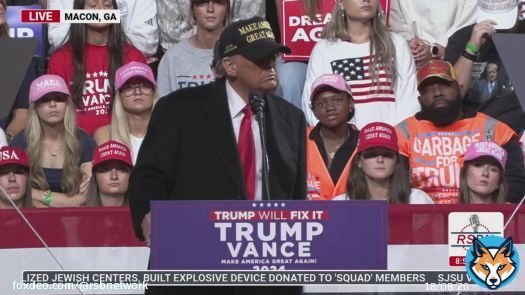 LIVE: President Trump Holds a Rally in Macon, GA - 11/3/24