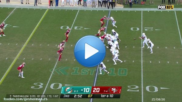 Tua has not played a Defense like this all season!  If you wondered whether the @49ers Defense was for real well&hellip;. You tell me