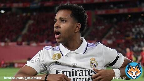 رودريغو يشعل حماس جمهور ريال مدريد بـ'صورة وحرفين' مع مبابي