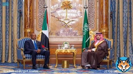 ‏⁧بن سلمان يلتقي البرهان في جدة