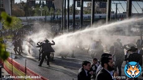 احتجاجات عنيفة لليهود المتشددين في القدس وعسقلان رفضا للتجنيد الإجباري (فيديو)