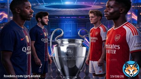 'أوبتا' يتوقع الفائز في نهائي دوري أبطال أوروبا بين آرسنال وباريس سان جيرمان