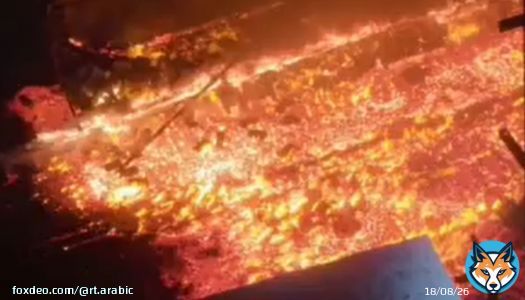 كارثة مروعة في الهند.. 8 عمال يحرقون أحياء داخل مصنع للصلب (فيديو)