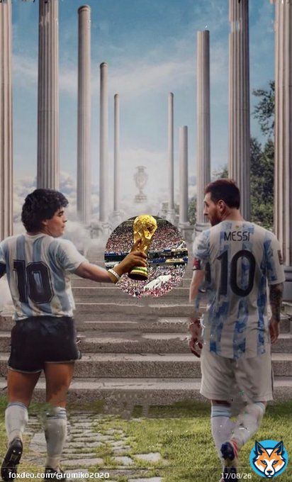 #FIFAワールドカップ メッシが絶対やってくれる。信じてる。じゃなきゃ世の中おかしい。 #メッシ #サッカーW杯 #アルゼンチン対フランス #絶対勝つ
