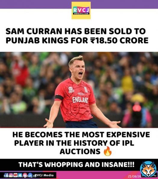 OMG  Sam Curran  #IPL2023Auction