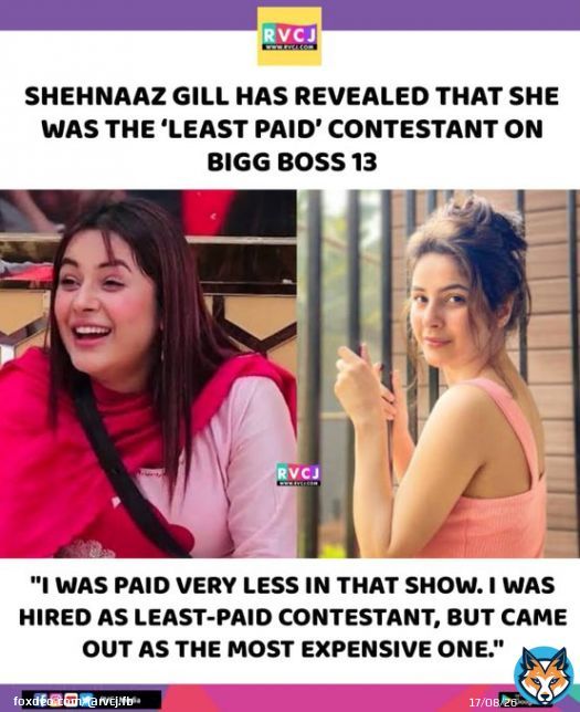 Shehnaaz Gill speaks on his fees of Bigg Boss 13