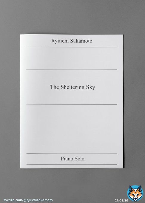 Two new piano scores, 'The Sheltering Sky' and 'The Wuthering Heights', have been added to the Ryuichi Sakamoto Official score store today.  Domestic Shoppers：  International Shoppers:   #ryuichisakamoto #skmtnews #坂本龍一