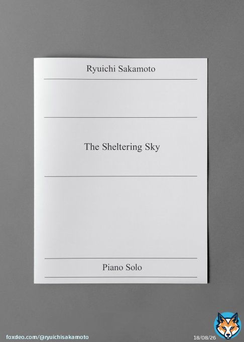 Two new piano scores, 'The Sheltering Sky' and 'The Wuthering Heights', have been added to the Ryuichi Sakamoto Official score store today.  Domestic Shoppers：  International Shoppers:   #ryuichisakamoto #skmtnews #坂本龍一