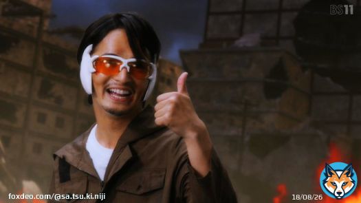 ほぼ終始特撮。  西川貴教vs蒼井翔太、中村悠一と中村優一が共闘、今迄演じてきた豪華声優陣が蒼井翔太のピンチを救けにくるetc.  こんな世界線に生きてて良かった  #ポプテピ  #PPTP
