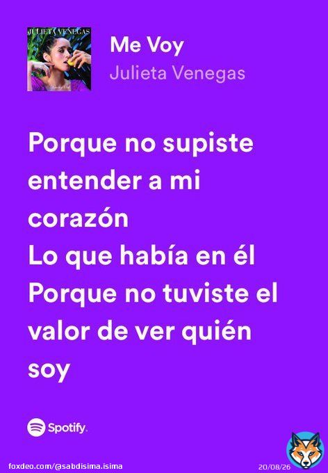 Julieta Venegas really said
