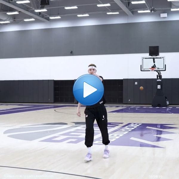 light work after practice...  let's get @KevinHuerter in the 3-point contest at #NBAAllStar