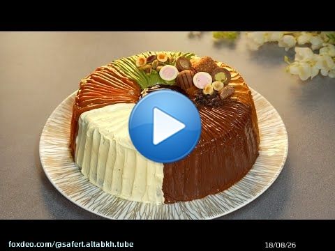 كيف نحول كيك عادي الى كيك مناسبات صيفي \u2728\ud83c\udf3f أطرى وألذ وأسهل كيكة مع ايس كوفي في الختام