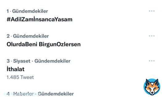 T&uuml;m memurlar birlik olunca tag 10 dakikada T&uuml;rkiye g&uuml;ndeminde 1. Sırada oluyor . Bug&uuml;n sabaha kadar bu tag 1. Sıradan inmemeli .   EKMEK PAHALI EMEK UCUZ #AdilZamİnsancaYasam
