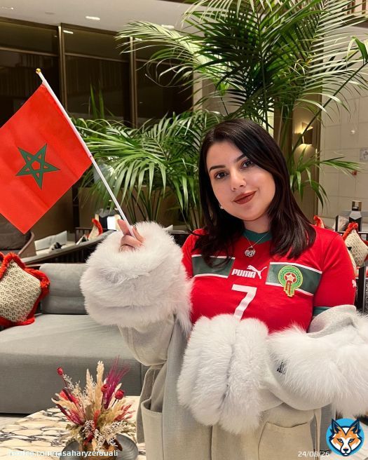 Photo by Sahar Zerouali in Conrad Rabat Arzana with @conrad_rabat_arzana. May be an image of 1 person, flag and text that says '4 O OF TLo PUMA 7'.