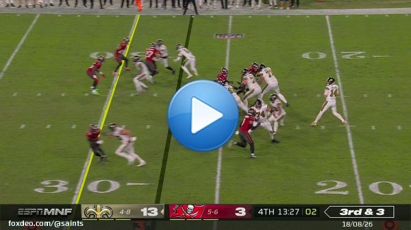 30 yards to Olave!!!  #NOvsTB | : ESPN