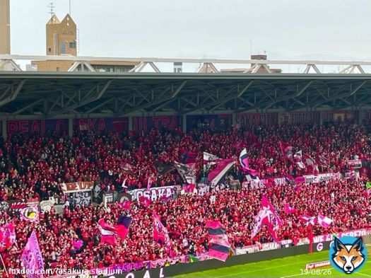 Jリーグ開幕戦  17,928人のみなさまにお会いできました  新潟から #アルビレックス新潟 サポーターのみなさま ホーム #セレッソ大阪 サポーターのみなさま  たくさんのご来場ありがとうございました  #ヨドコウ桜スタジアム  #Jリーグ開幕