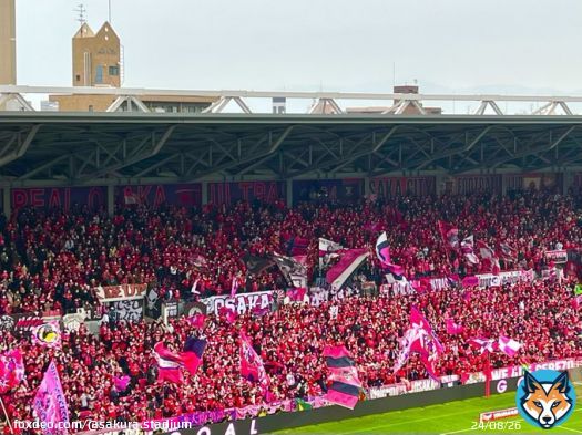 Jリーグ開幕戦  17,928人のみなさまにお会いできました  新潟から #アルビレックス新潟 サポーターのみなさま ホーム #セレッソ大阪 サポーターのみなさま  たくさんのご来場ありがとうございました  #ヨドコウ桜スタジアム  #Jリーグ開幕