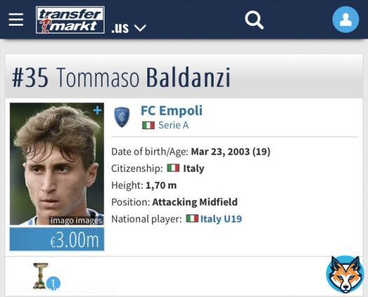 After watching the #InterEmpoli game today I was impressed with Tommaso Baldanzi. kid came into the San Serio and looked the part. At age 19 the lights were not to bright and delivered the game winning goal for Empoli.