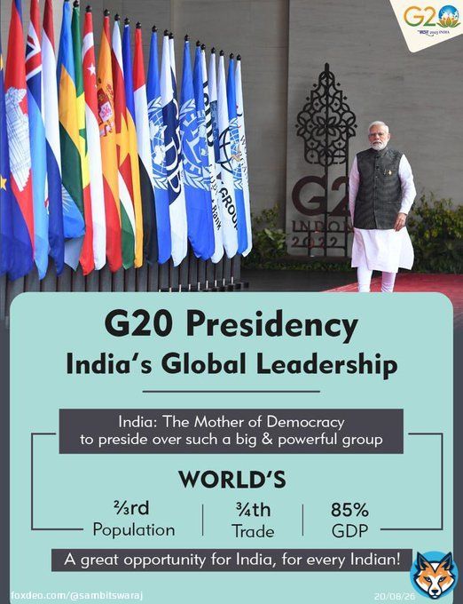 G20 Presidency is a great opportunity for India, for every Indian!   #G20India