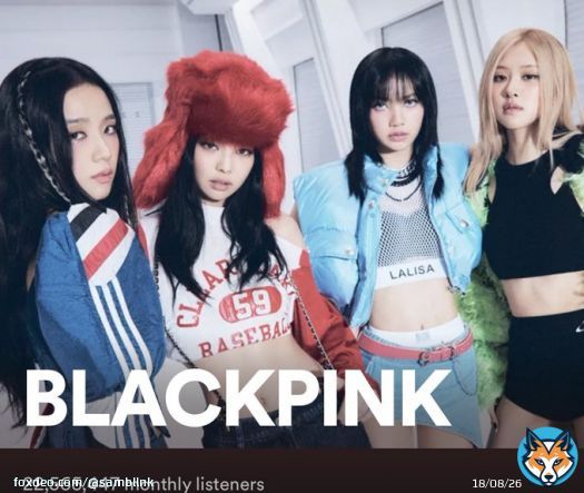 Girl groups with the most monthly listeners right now: [April 8]  #1. #BLACKPINK &mdash; 22,565,447 (+60K) #2. NewJeans &mdash; 20,140,295 (+20K) #3. LittleMix &mdash; 17,945,591 (+8K)  Gap: 2,865,782 (+43,410)  &mdash; BLACKPINK is stably growing without any group songs in almost 7 months!
