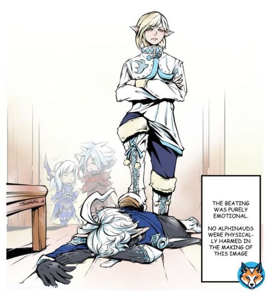 'Rielle would destroy Alphinaud emotionally and psychologically in the way that only a teenage girl is capable of' #FFXIV #FFXIVART #FinalFantasy