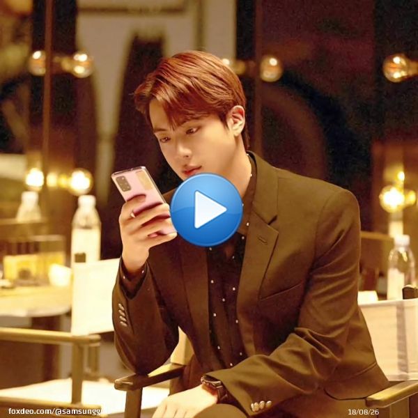 #Jin upscales his photos using the #GalaxyS23. What&rsquo;s your favorite photo of Jin with Galaxy? Tweet them in the replies! #GalaxyxBTS  @BTS_twt