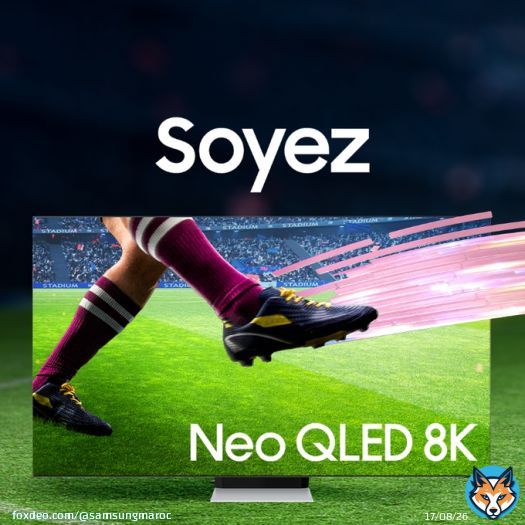 Vivez vos matchs pr&eacute;f&eacute;r&eacute;s encore plus intens&eacute;ment avec le #NeoQLED8K