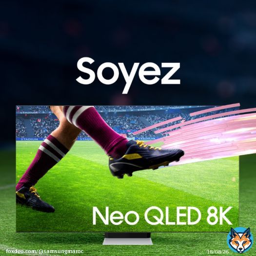 Vivez vos matchs pr&eacute;f&eacute;r&eacute;s encore plus intens&eacute;ment avec le #NeoQLED8K