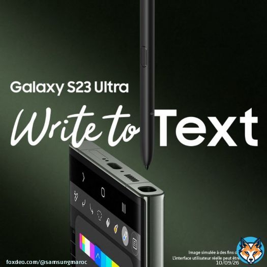 Prenez des notes en un clin d'&oelig;il tout en prot&eacute;geant l'environnement avec le S Pen du #GalaxyS23 Ultra.