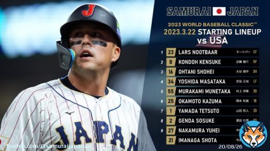 2023 WORLD BASEBALL CLASSIC&trade;️ 決勝 日本 vs アメリカ  7:00～ テレビ朝日系列、Prime Video 7:50～ ニッポン放送  侍ジャパン公式サイト試合速報   #侍ジャパン #WorldBaseballClassic