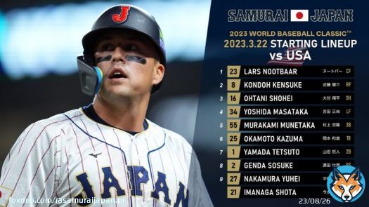 2023 WORLD BASEBALL CLASSIC&trade;️ 決勝 日本 vs アメリカ  7:00～ テレビ朝日系列、Prime Video 7:50～ ニッポン放送  侍ジャパン公式サイト試合速報   #侍ジャパン #WorldBaseballClassic