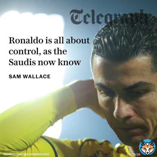 'Disappointed with your club’s January transfer window business?' writes Sam Wallace. 'Just wait until you hear about Cristiano Ronaldo, a man paid £175m a year and still given to wondering where all his club’s money might have gone.' Read more hereere
