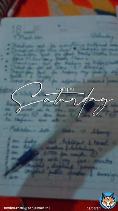Week 8 Day 6 Meditation  Reading   Journaling   Head @NidhiIshpujani