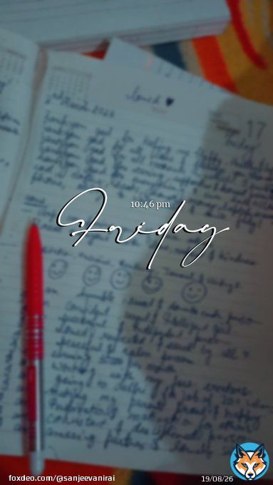 Week 8 Day 5 Meditation  Reading   Journaling   Head @NidhiIshpujani