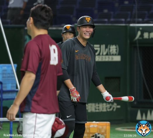 【#練習風景から】　 兵庫・伊丹市の #昆陽里タイガース 時代は #坂本勇人 選手が投手兼主将で #田中将大 投手が捕手。6年間チームメートでした（撮影・中井誠）  #巨人 #giants #ジャイアンツ #サンスポ