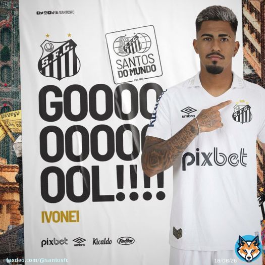 2T/49': UM GOLAAAAAAAAAAAAAAAAAAAAA&Ccedil;O! IVONEI ARRISCA DE TR&Aacute;S DO MEIO-CAMPO E FAZ UM GOL HIST&Oacute;RICO. QUE PINTURA!   #SANxBAH | 4x0