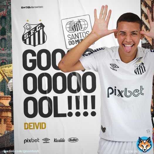 1T/31': SER&Aacute; QUE ELE GOSTA DE MARCAR GOL? DEIVID APROVEITA &Oacute;TIMO PASSE DE IVONEI E AMPLIA O PLACAR!   #SANxBAH | 2x0