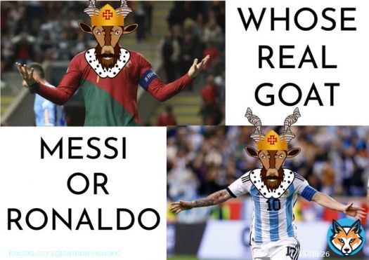 World war 3 whose the real GOAT #Messi???? or #Ronaldo  Buy Now at #lex king and soldier at 0.01 eth  #NFTs #NFTCommunity #nftart #NFTArts #NFTartist #NFTGaming #NFTMint #alnassrvspsg #Argentina #opensea #elclassico #WW3