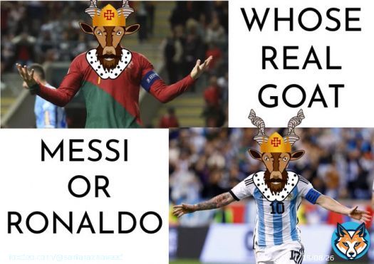 World war 3 whose the real GOAT #Messi???? or #Ronaldo  Buy Now at #lex king and soldier at 0.01 eth  #NFTs #NFTCommunity #nftart #NFTArts #NFTartist #NFTGaming #NFTMint #alnassrvspsg #Argentina #opensea #elclassico #WW3
