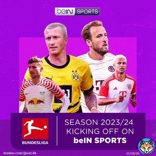 شبكة BeIN Sports تستحوذ على حقوق الدوري الألماني لكرة القدم في 10 مناطق في آسيا والمحيط الهادئ كجزء من صفقة جديدة لثلاث مواسم حتى 2025-26.   وتغطي الاتفاقية أستراليا ونيوزيلندا وبروناي وكمبوديا وهونغ كونغ ولاوس وماليزيا والفلبين وسنغافورة وتايلاند .