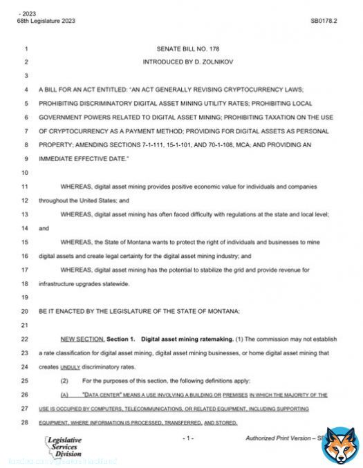BREAKING: The Montana Senate has passed the &lsquo;Right to Mine&rsquo; #Bitcoin bill by a landslide vote of 37-13.