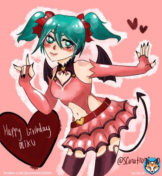 Happy 15th anniversary miku :)) for her special day I drew her in my fav module from project diva :)))   Likes and rts appreciated:)  #HatsuneMiku #初音ミク #初音ミク15th #初音ミク誕生祭2022
