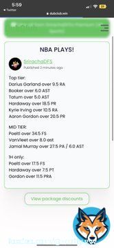 Racha   Why pay $10 - $50 a month  When you can get it here for free  #prizepicks #sportsbetting #gamblingtwitter #BaneSquad #sportsbet #prizepicksnba #fliff #parlays #moneylines #prizepickssoccer